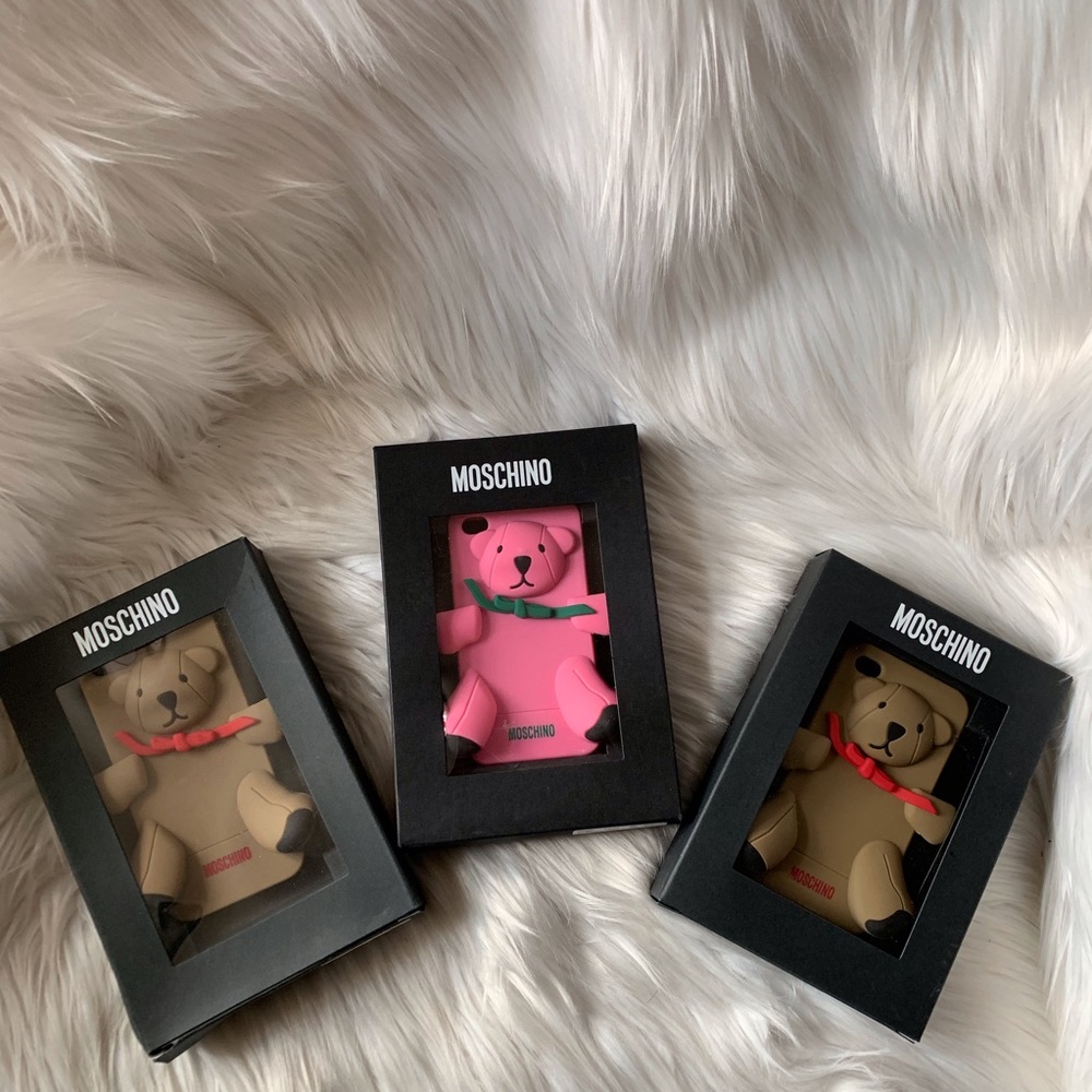 Moschino Teddy Porta Softcase For Iphone 4 4S